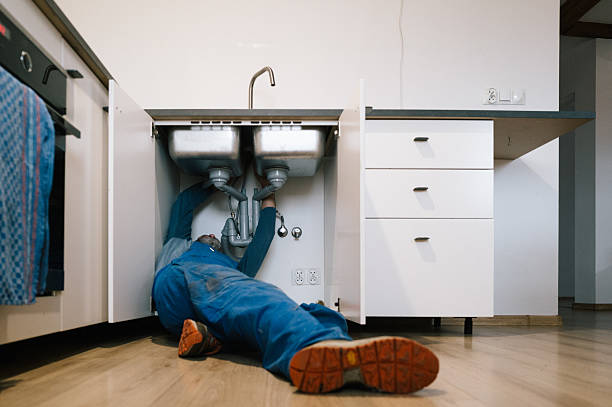 Professional Drain Cleaning technician working in Modena, PA